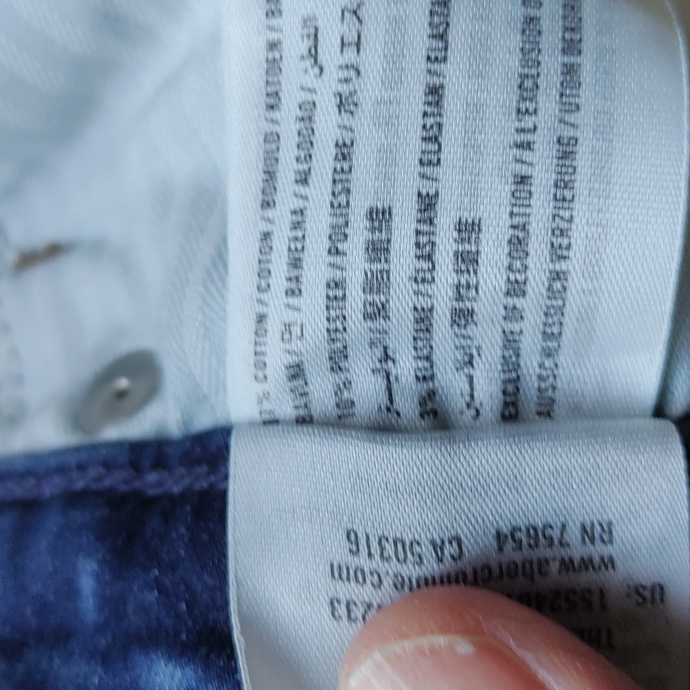 Abercrombie & Fitch Simone woman size 2 high rise super skinny jeans - Picture 5 of 5